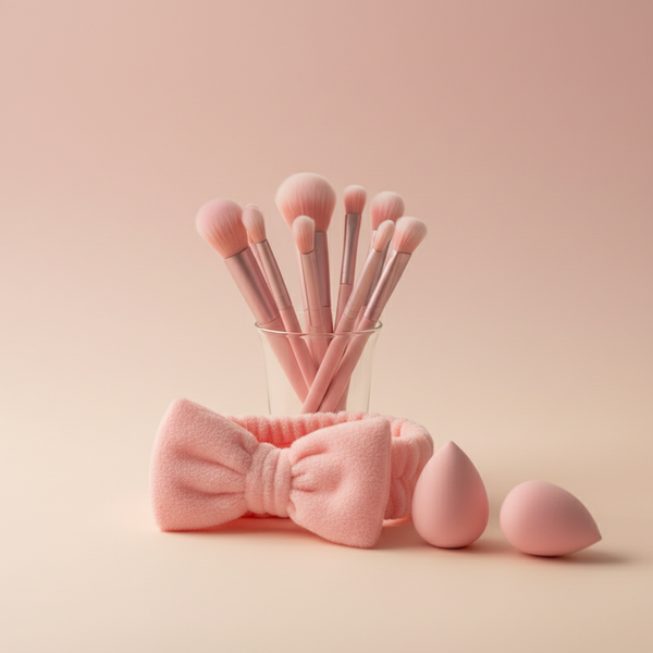 Makeup Brushes and Sponges Set