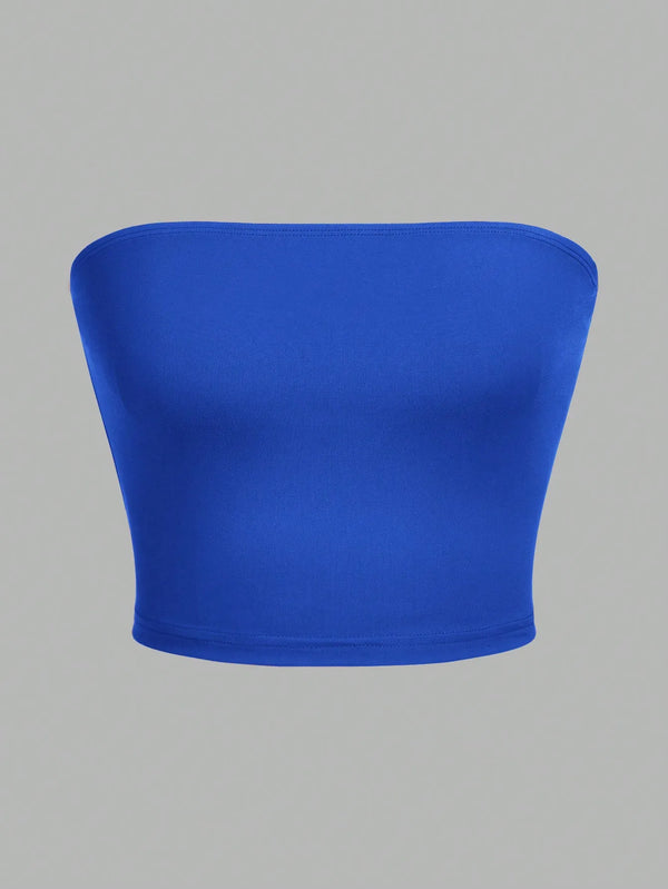 Strapless Crop Top